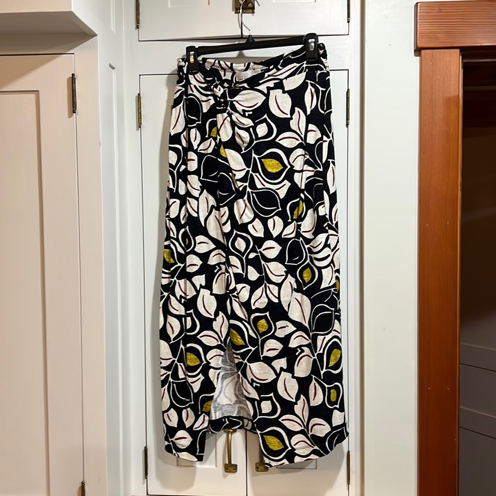 Anthropologie stretchy midi skirt